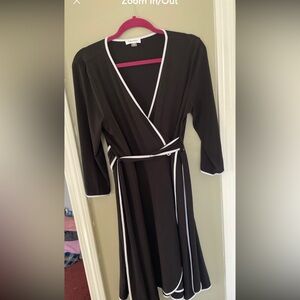 Calvin Klein Faux Wrap Dress 12